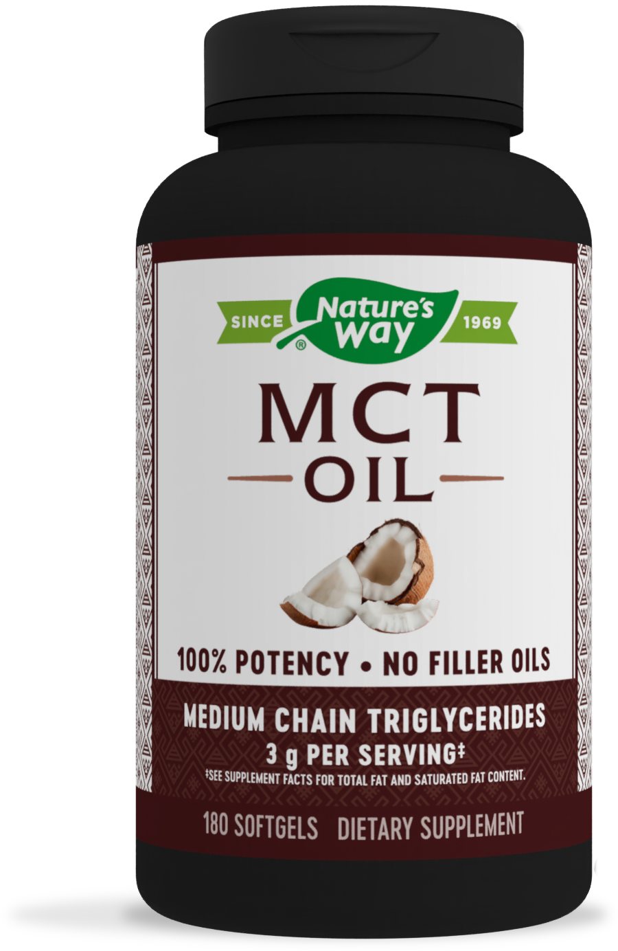<{%PRIMARY_12114%}>Nature's Way® | MCT Oil-Last Chance1, 180 softgels