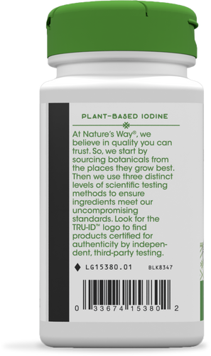 Nature's Way® | Bladderwrack - left side of pack Sku:15380