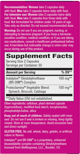 Nature's Way® | DIM-Plus - right side of pack Sku:14810