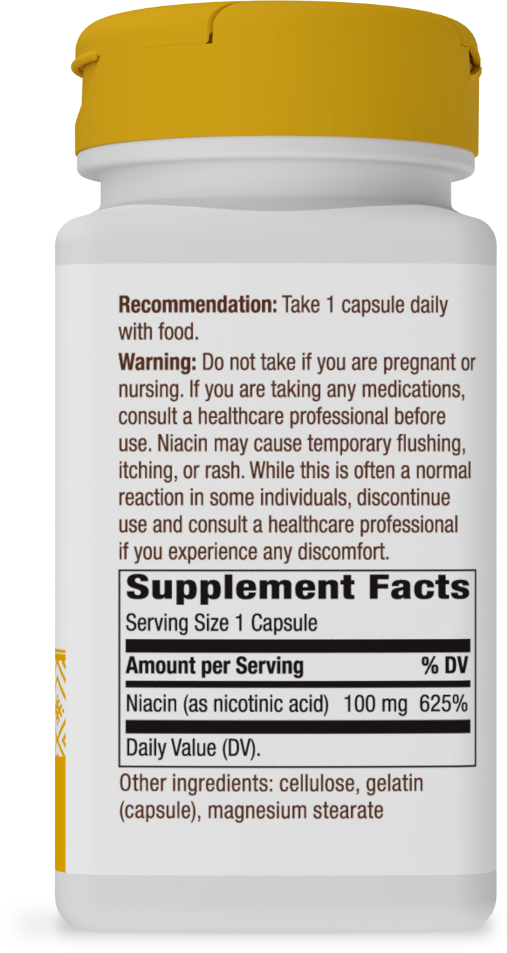 <{%MAIN1_40470%}>Nature's Way® | Niacin - right side of pack