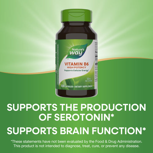 Nature's Way® | Vitamin B6 High Potency Sku:40431