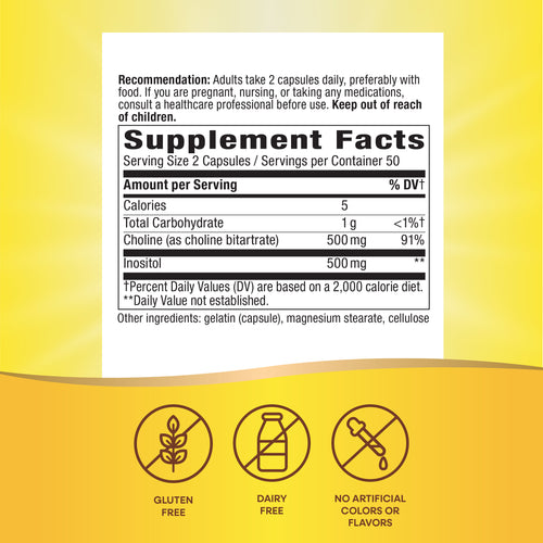 Nature's Way® | Choline & Inositol Sku:40462