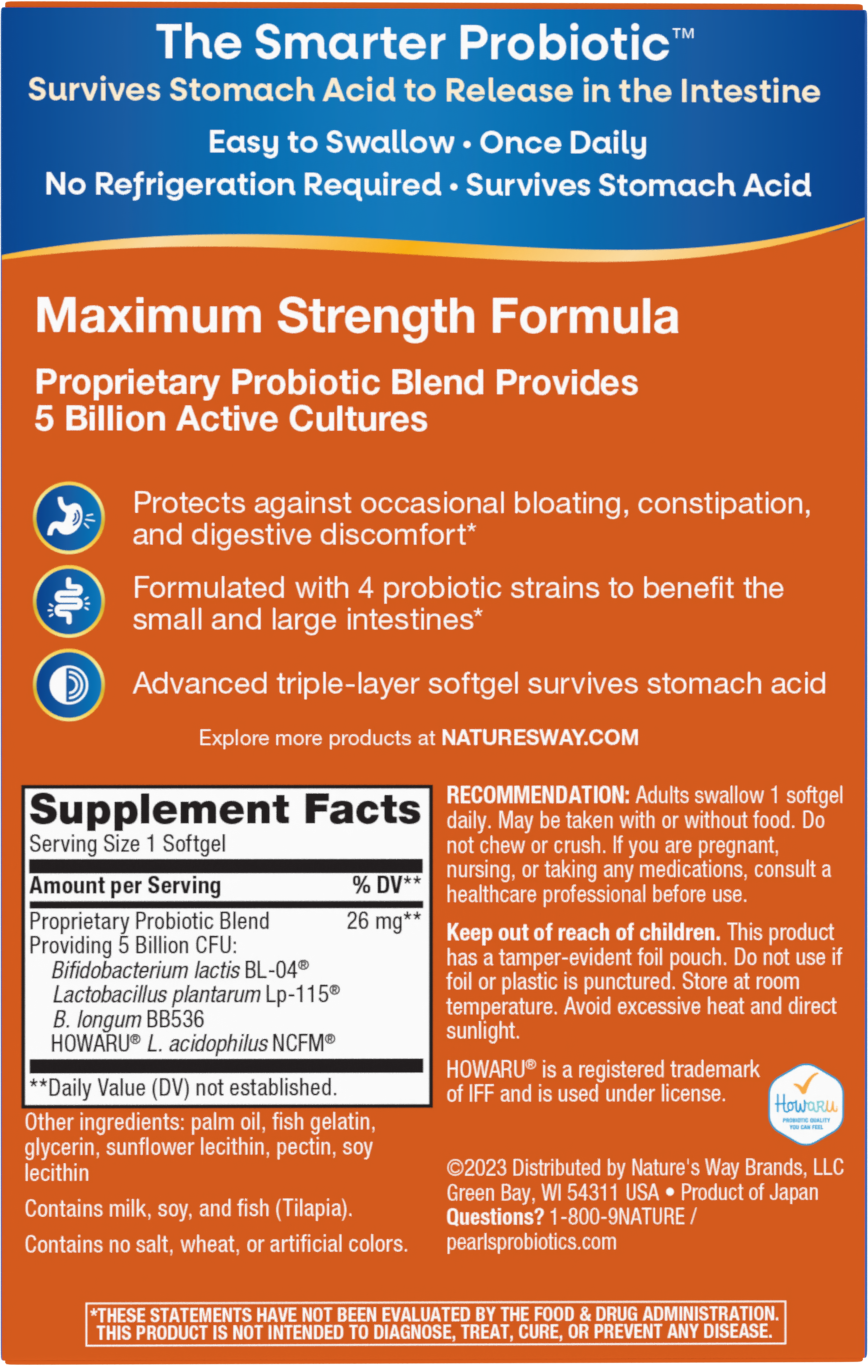 <{%MAIN2_undefined%}>Nature's Way® | Probiotic Pearls® MAX Potency