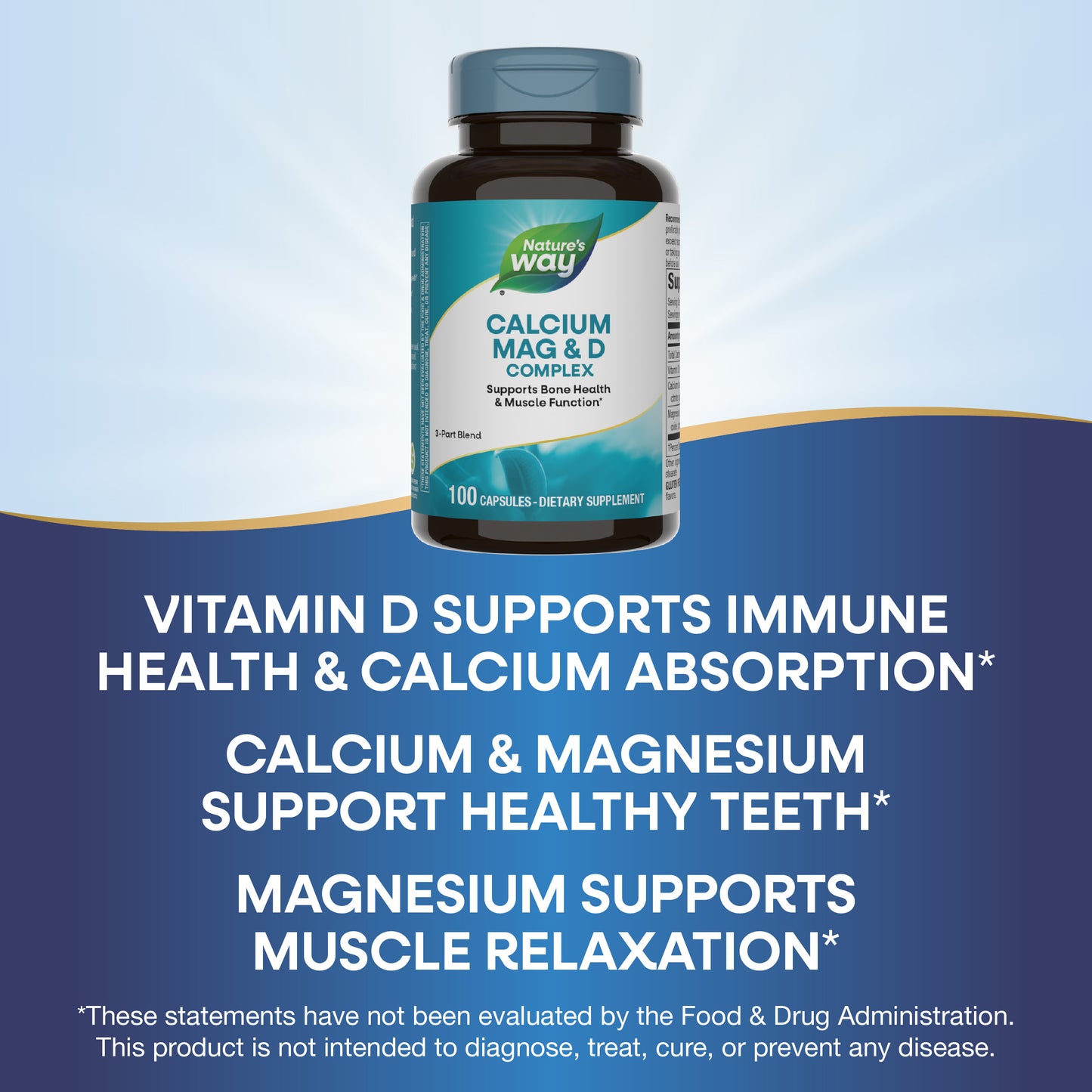 <{%MAIN12_41420%}>Nature's Way® | Calcium-Magnesium-Vitamin D
