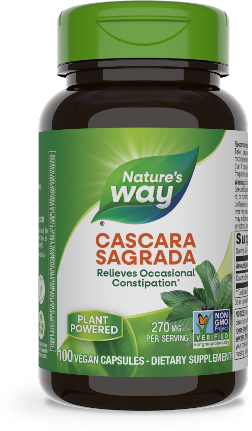 <{%PRIMARY_11300%}>Nature's Way® | Cascara Sagrada, 100 capsules