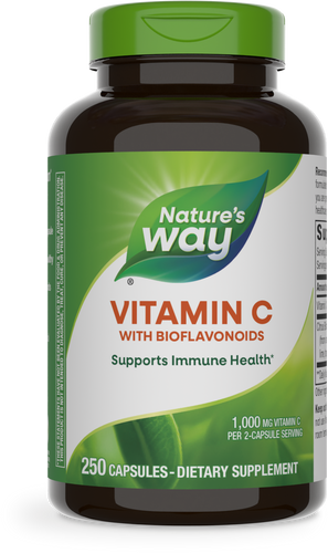 Nature's Way® | Vitamin C with Bioflavonoids, 250 capsules Sku:40331