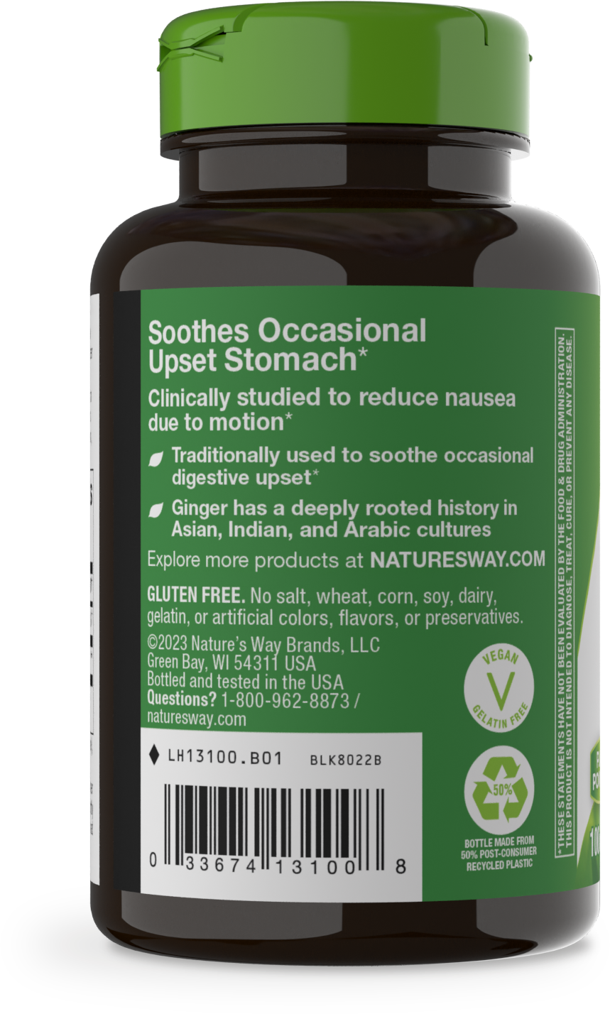 <{%MAIN10_13100%}>Nature's Way® | Ginger Root - left side of pack