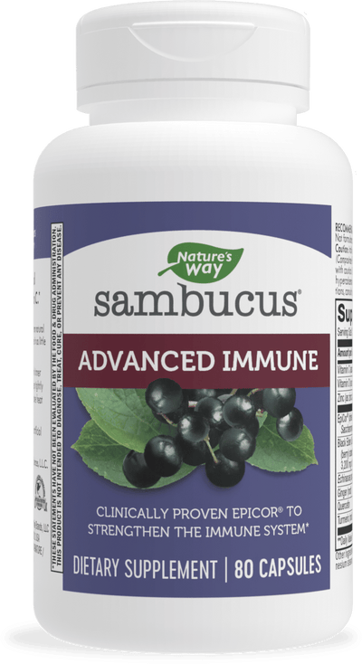 <{%PRIMARY_14040%}>Nature's Way® | Sambucus Advanced Immune-Last Chance1, 80 capsules