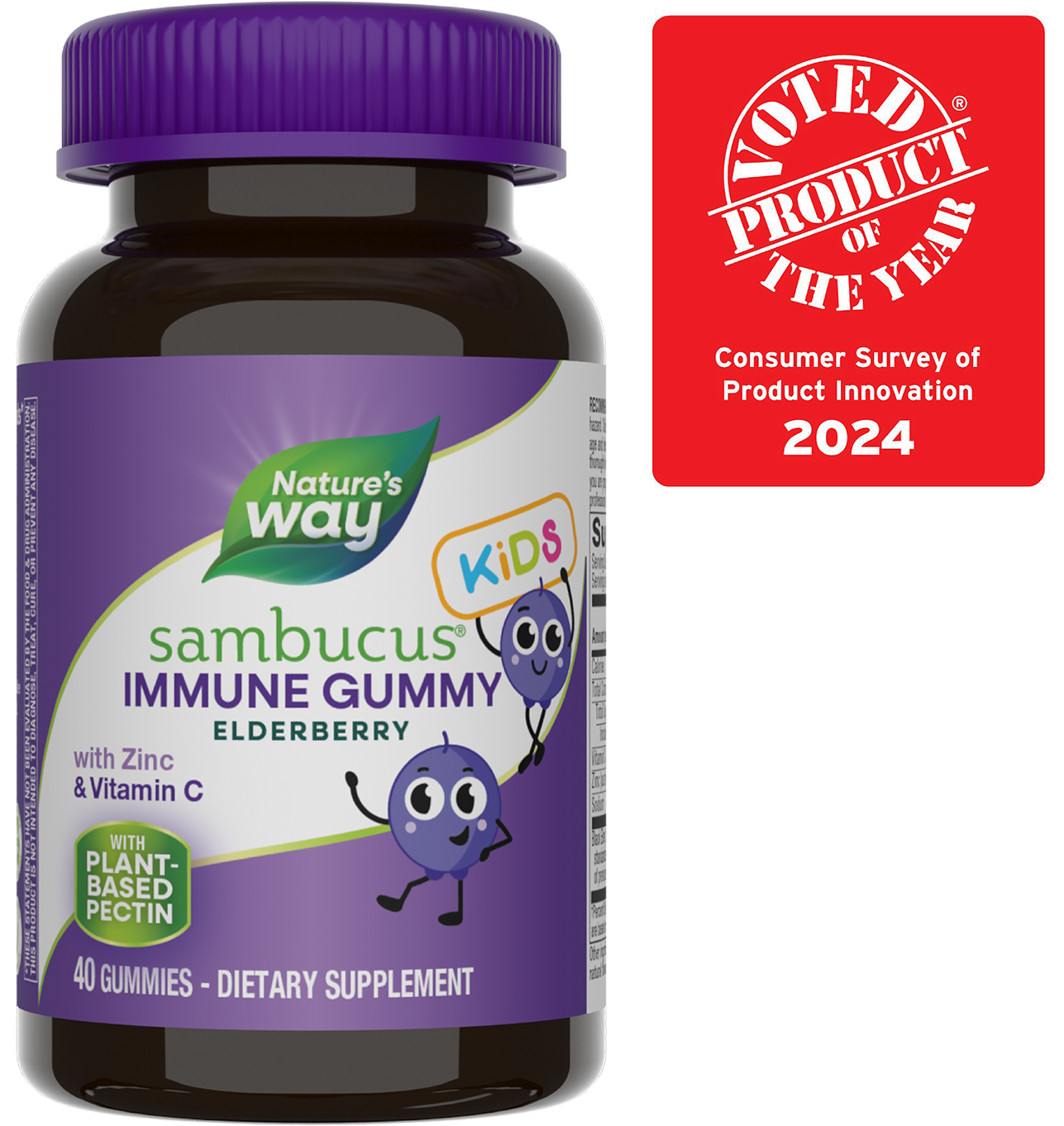 <{%PRIMARY_undefined%}>Nature's Way® | Sambucus Kids Immune Gummies