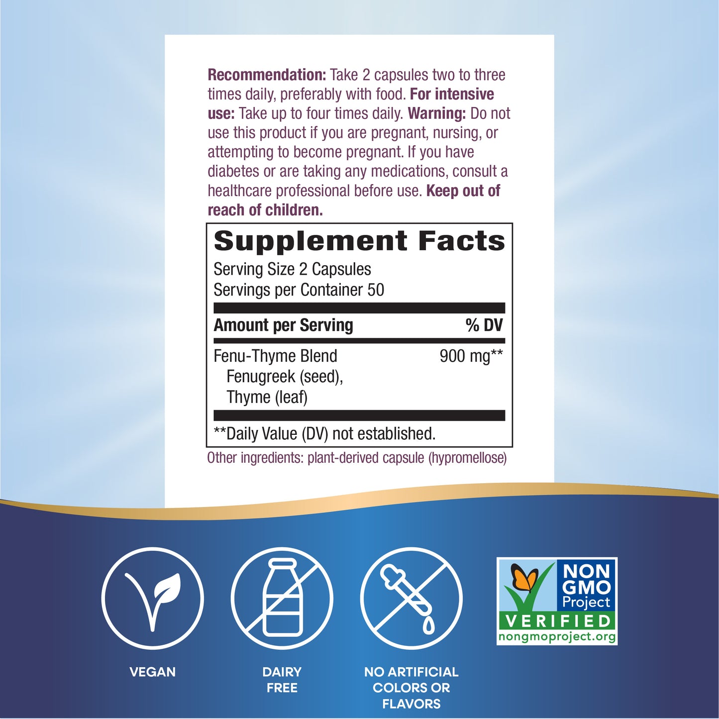 <{%MAIN6_350%}>Nature's Way® | Fenu-Thyme Premium Blend