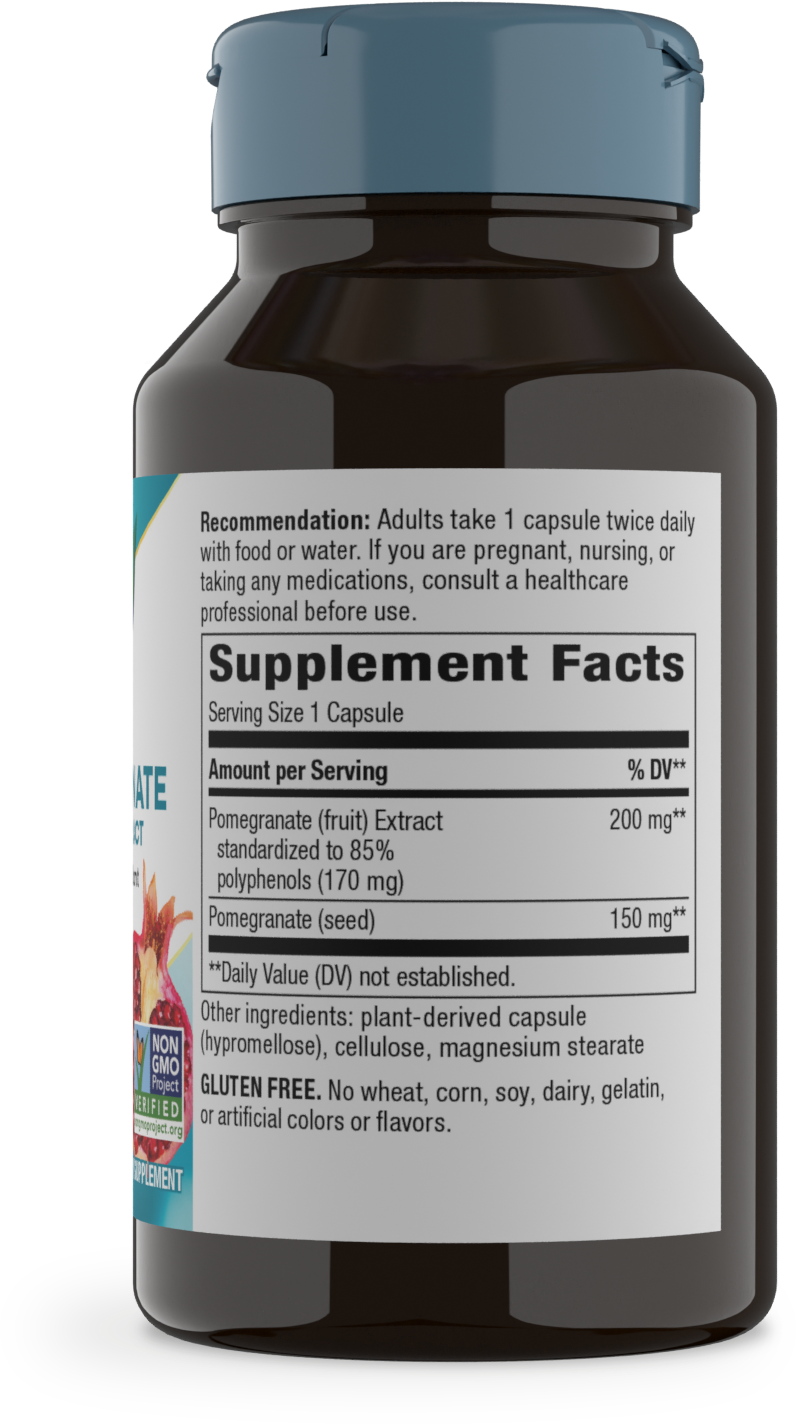 <{%MAIN2_15385%}>Nature's Way® | Pomegranate Premium Extract - right side of pack