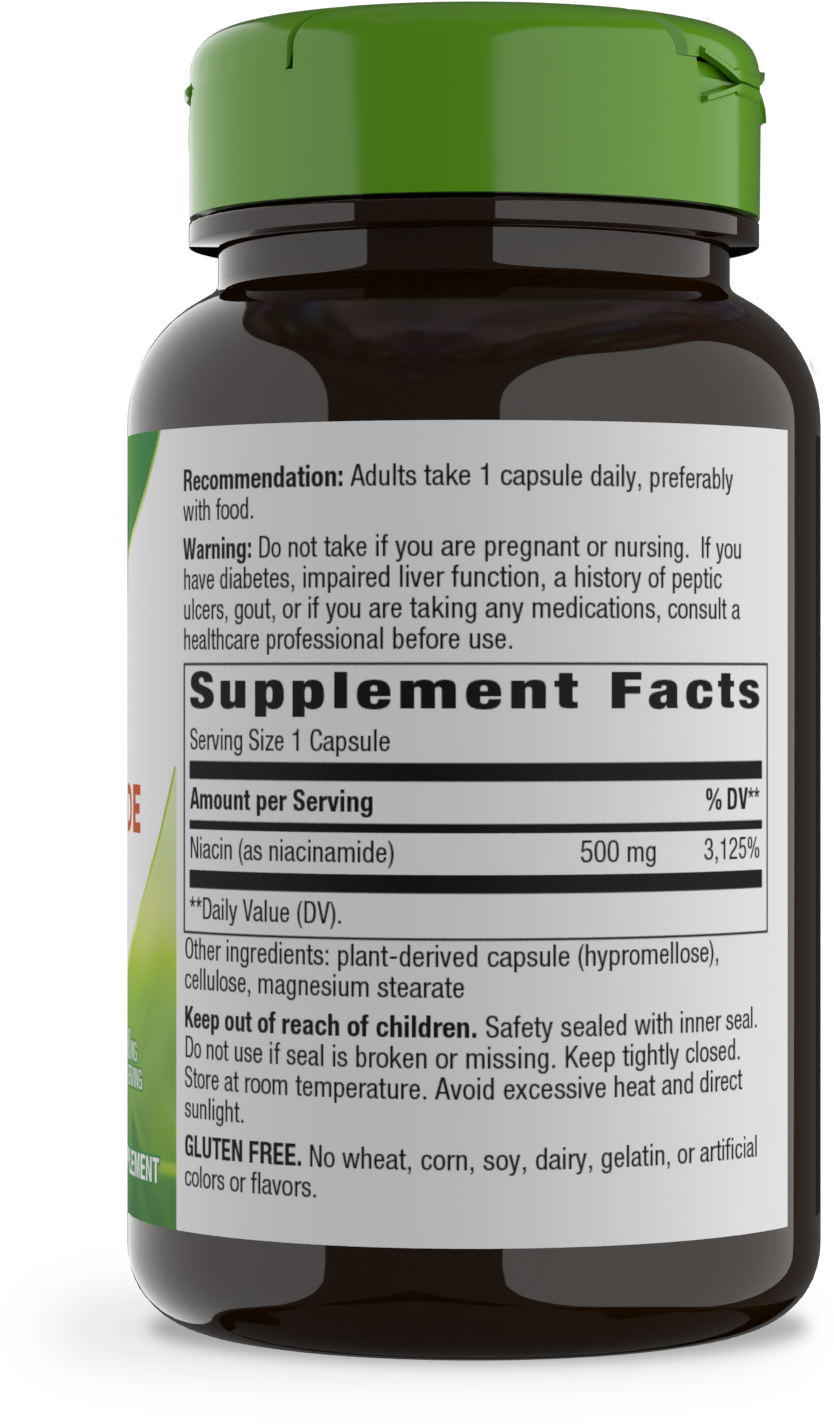 <{%MAIN2_40480%}>Nature's Way® | Niacinamide - right side of pack