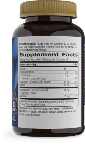 Nature's Way® | Sleep Well Gummies - right side of pack Sku:13981