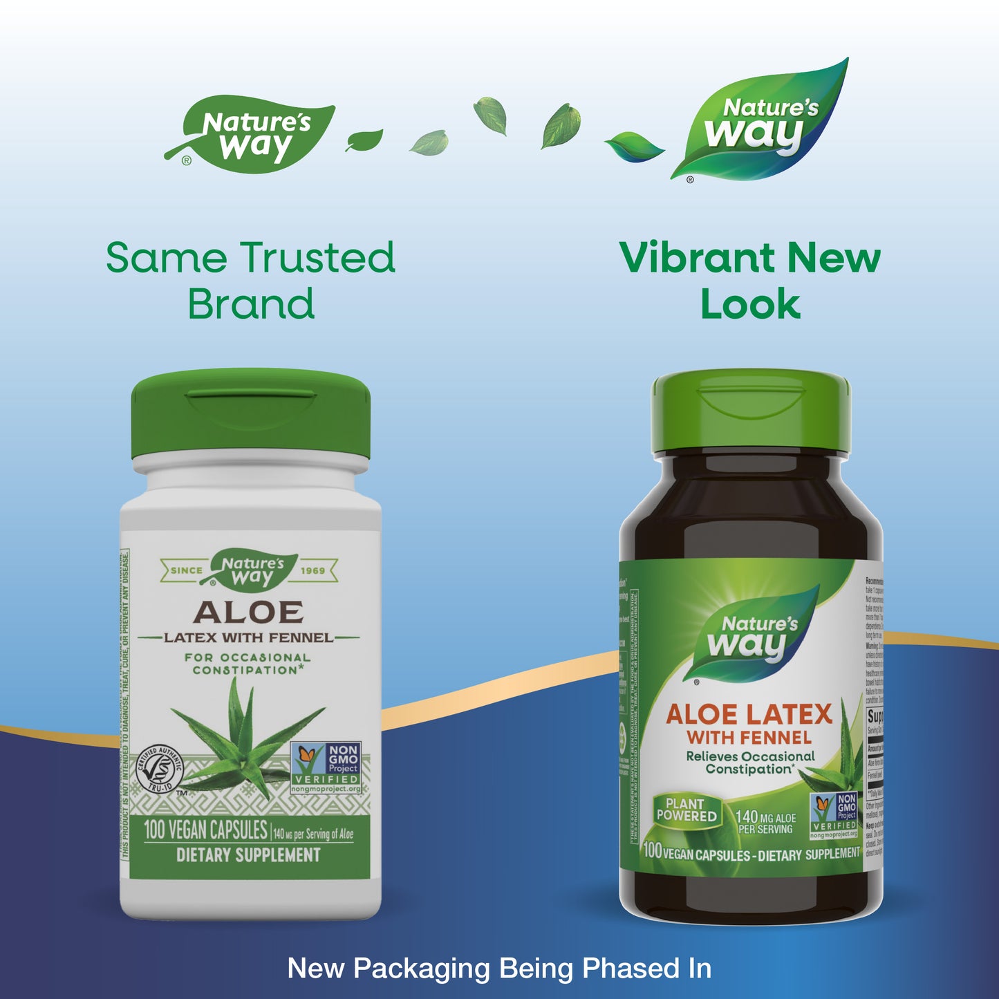 <{%MAIN1_10150%}>Nature's Way® | Aloe Latex With Fennel - package updates old to new