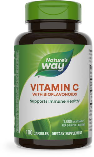 Nature's Way® | Vitamin C with Bioflavonoids, 100 capsules Sku:40330
