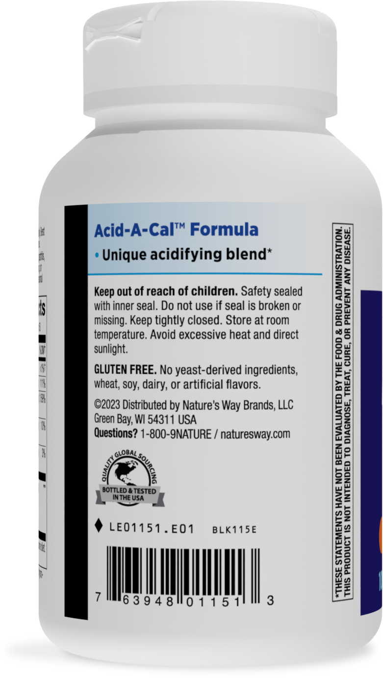 <{%MAIN2_01151%}>Nature's Way® | Acid-A-Cal - left side of pack