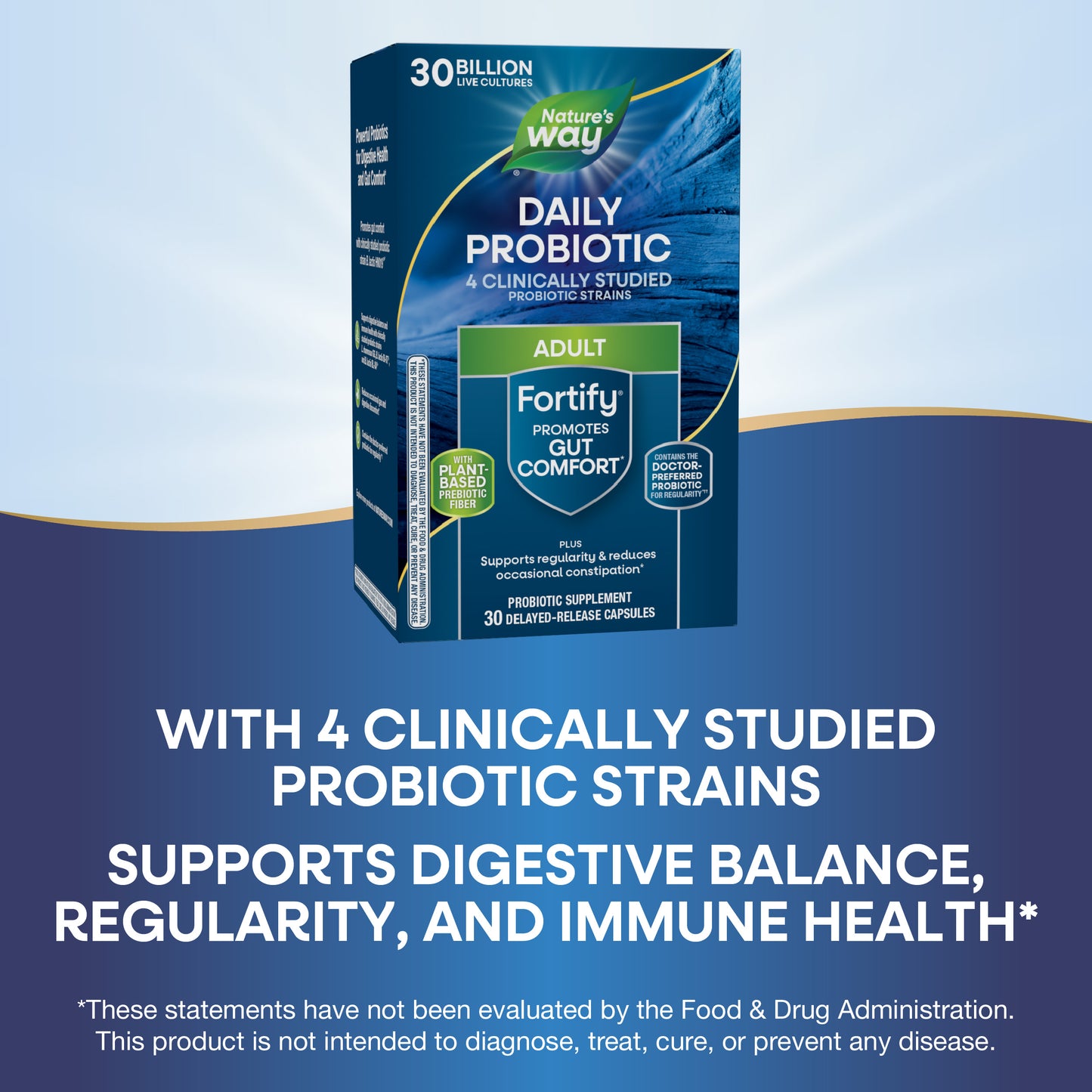 <{%MAIN6_10294%}>Nature's Way® | Fortify 30 Billion Daily Probiotic