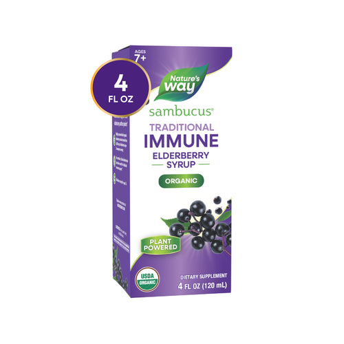 Nature's Way® | Sambucus Traditional Immune Elderberry Syrup Sku:15796