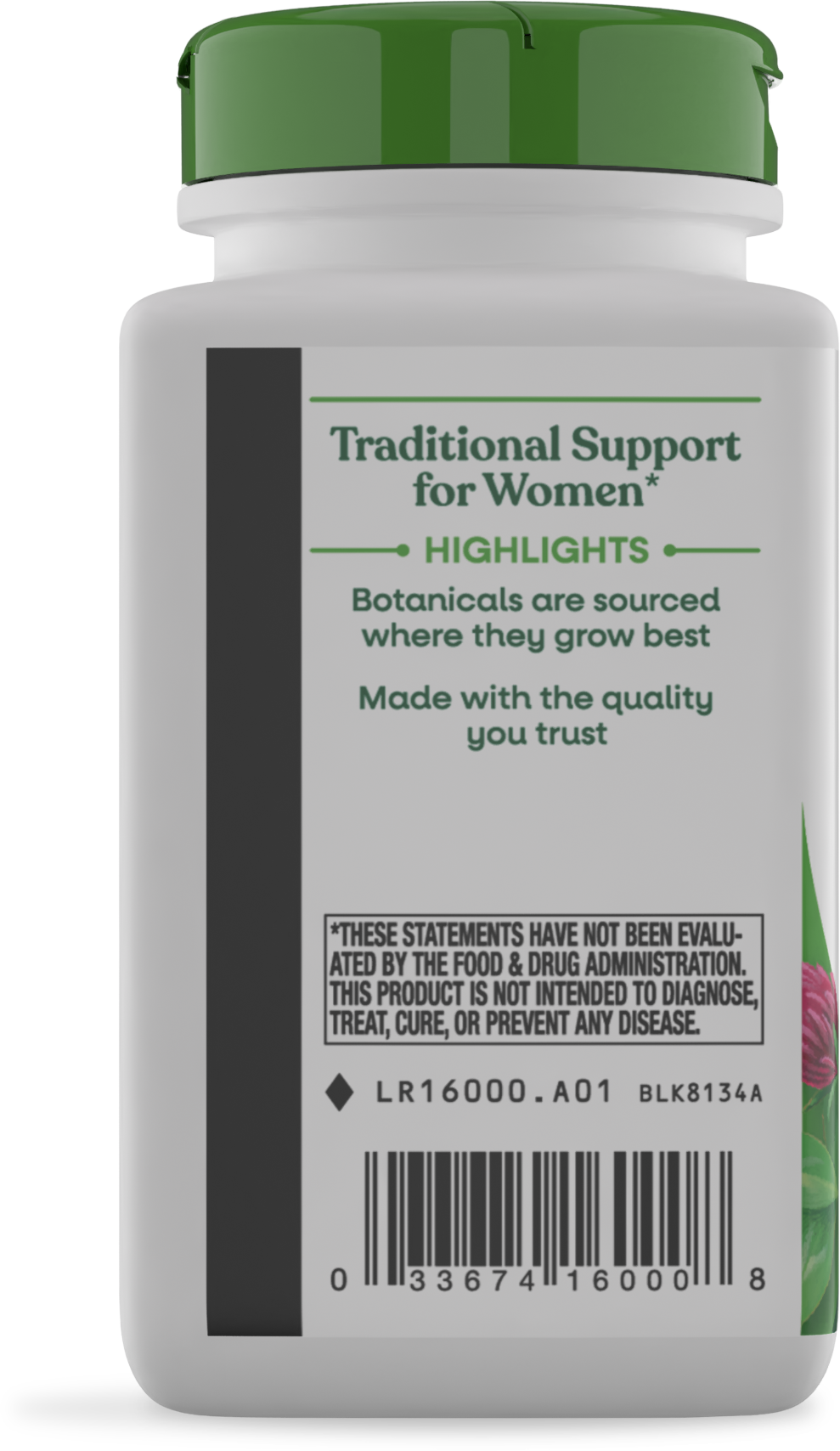 <{%MAIN3_16000%}>Nature's Way® | Red Clover Blossom / Herb - left side of pack