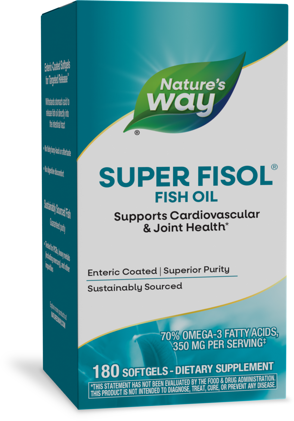 <{%PRIMARY_15518%}>Nature's Way® | Super Fisol Fish Oil, 180 softgels