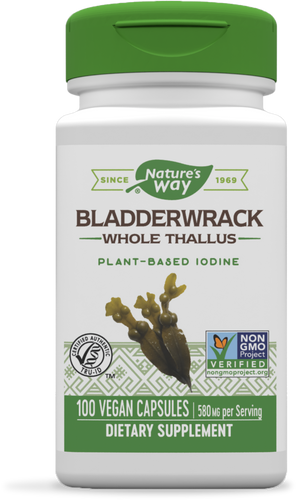 Nature's Way® | Bladderwrack, 100 capsules Sku:15380