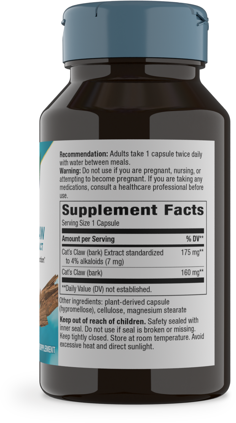 <{%MAIN2_60700%}>Nature's Way® | Cat's Claw Premium Extract - right side of pack