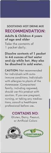 Nature's Way® | Sambucus Hot Drink - left side of pack Sku:12087