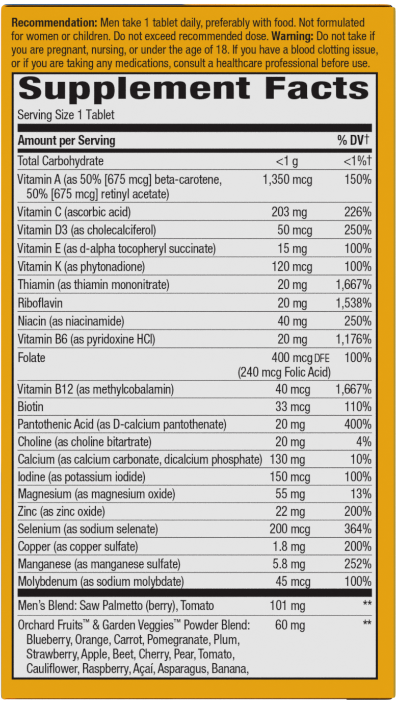 <{%MAIN10_undefined%}>Nature's Way® | Alive!® Men's Ultra Multivitamin
