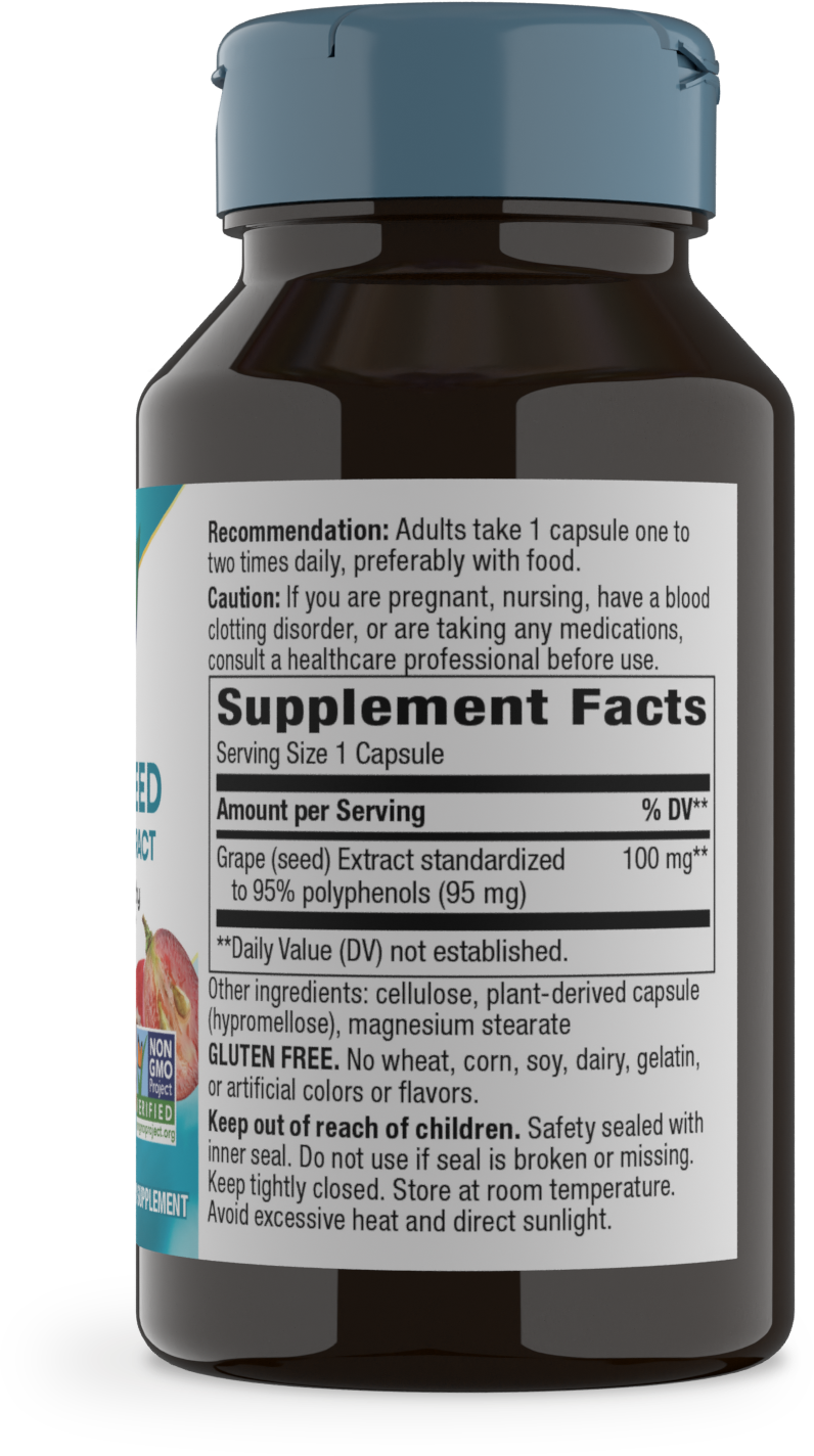 <{%MAIN2_15352%}>Nature's Way® | Grape Seed Premium Extract - right side of pack