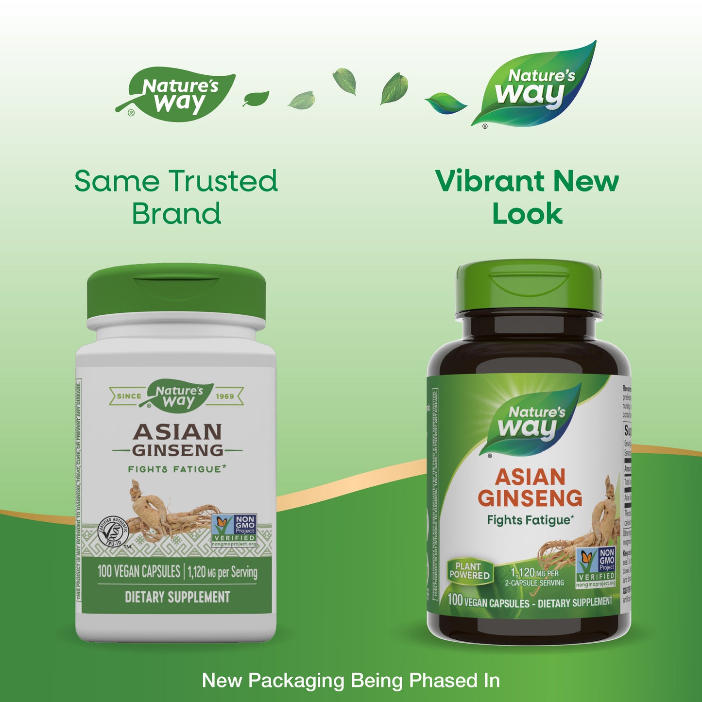 <{%MAIN8_13300%}>Nature's Way® | Asian Ginseng - package updates old to new