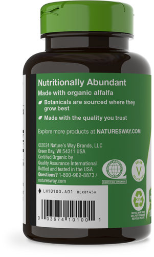 Nature's Way® | Alfalfa - left side of pack Sku:10100