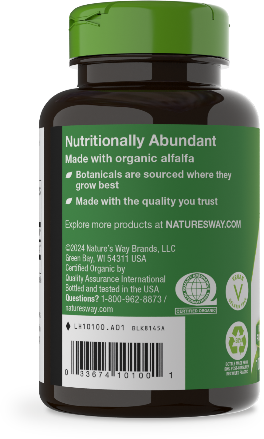 <{%MAIN3_10100%}>Nature's Way® | Alfalfa - left side of pack