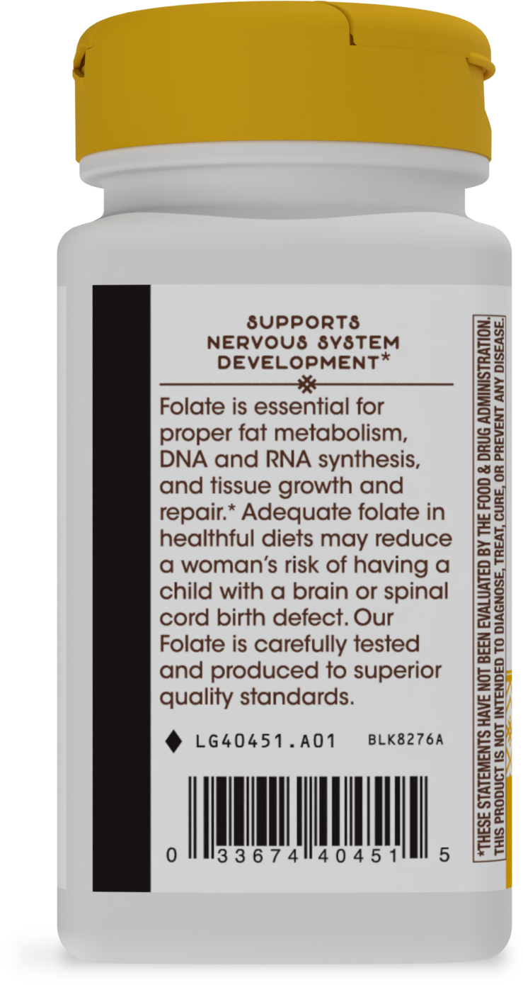 <{%MAIN2_40451%}>Nature's Way® | Folate - left side of pack