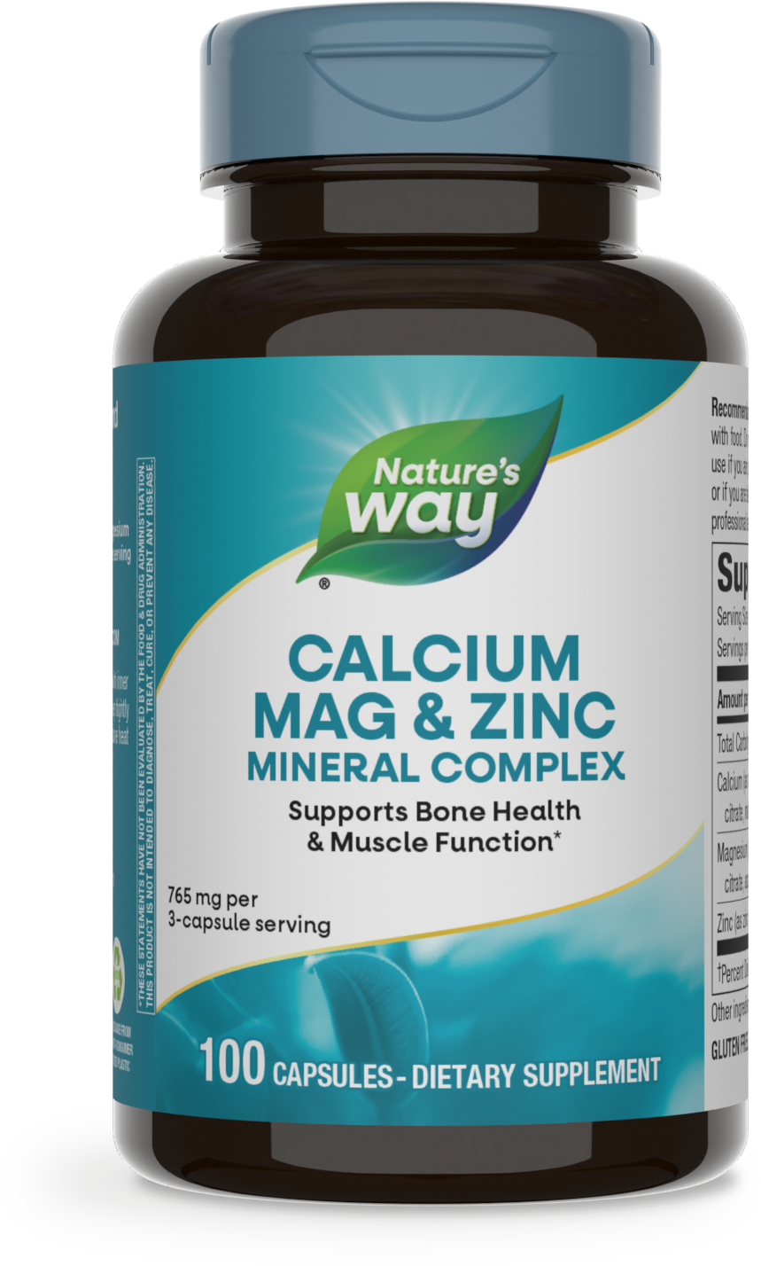 <{%PRIMARY_41410%}>Nature's Way® | Calcium-Magnesium-Zinc, 100 capsules
