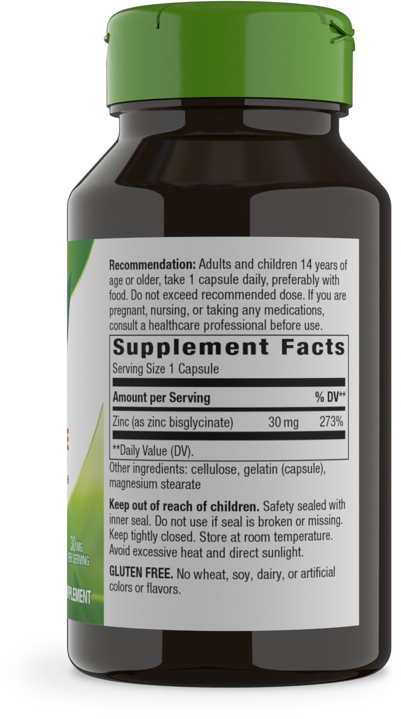 <{%MAIN2_41091%}>Nature's Way® | Zinc Chelate - right side of pack