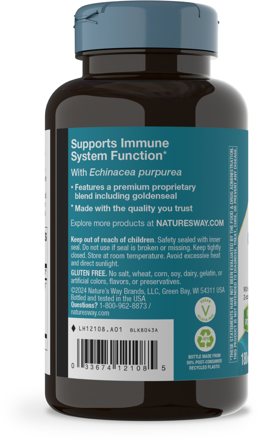 <{%MAIN3_12108%}>Nature's Way® | Echinacea Goldenseal Premium Blend - left side of pack