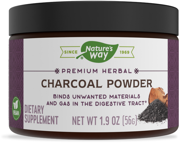 Nature's Way® | Charcoal Powder, 1.9 oz (56 g) Sku:12113
