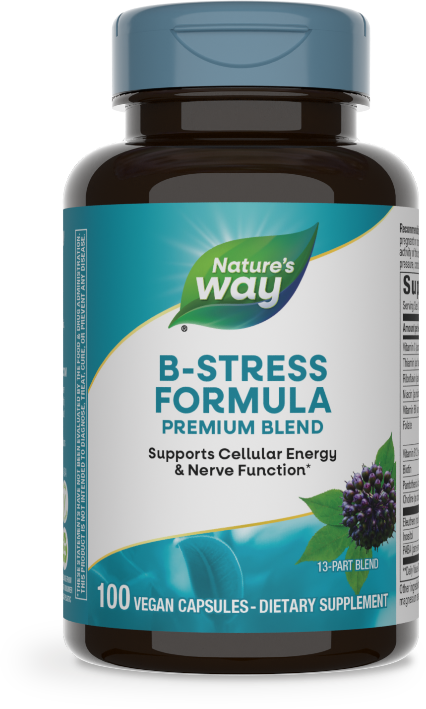 <{%PRIMARY_40631%}>Nature's Way® | B-Stress Formula, 100 capsules