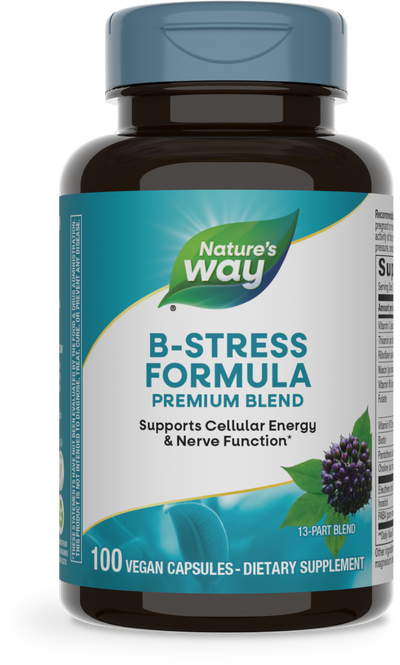 <{%PRIMARY_40631%}>Nature's Way® | B-Stress Formula, 100 capsules