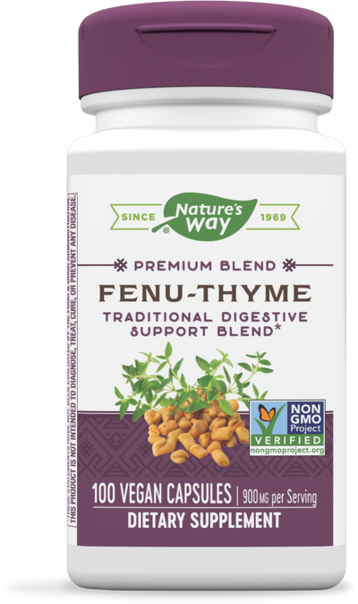 <{%PRIMARY_350%}>Nature's Way® | Fenu-Thyme Premium Blend, 100 capsules
