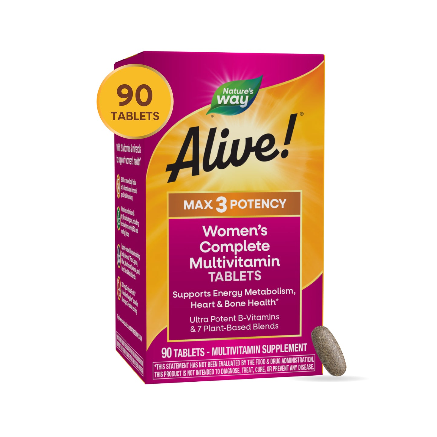 <{%MAIN8_15543%}>Nature's Way® | Alive! Max3 Potency Women's Complete Multivitamin
