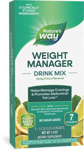 Nature's Way® | Weight Manager Drink Mix, 7 drink mixes, Zesty Citrus Sku:14987