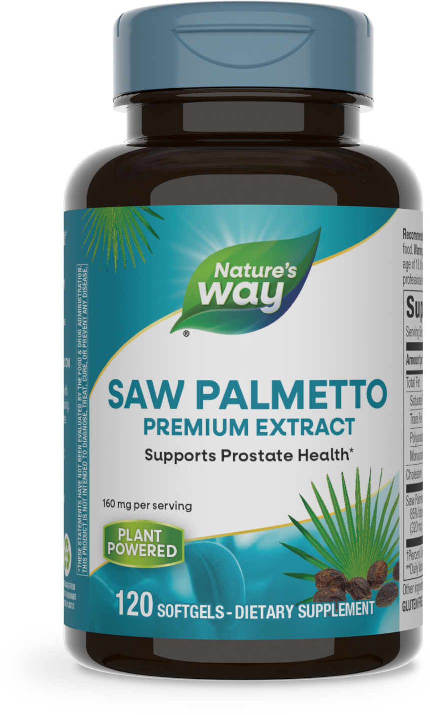 <{%PRIMARY_08362%}>Nature's Way® | Saw Palmetto Premium Extract, 120 softgels