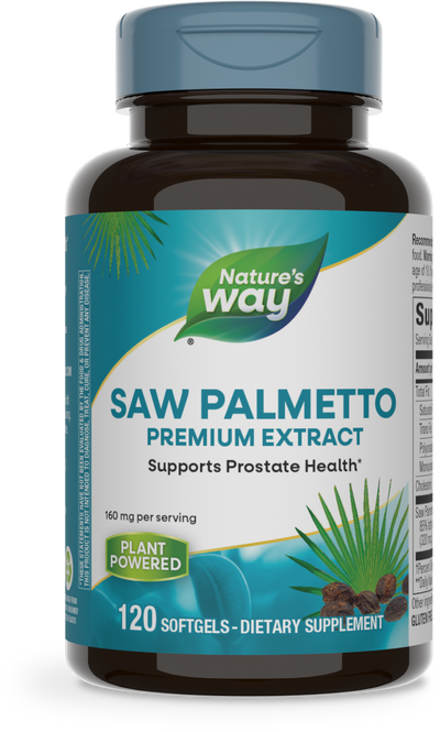 <{%PRIMARY_08362%}>Nature's Way® | Saw Palmetto Premium Extract, 120 softgels