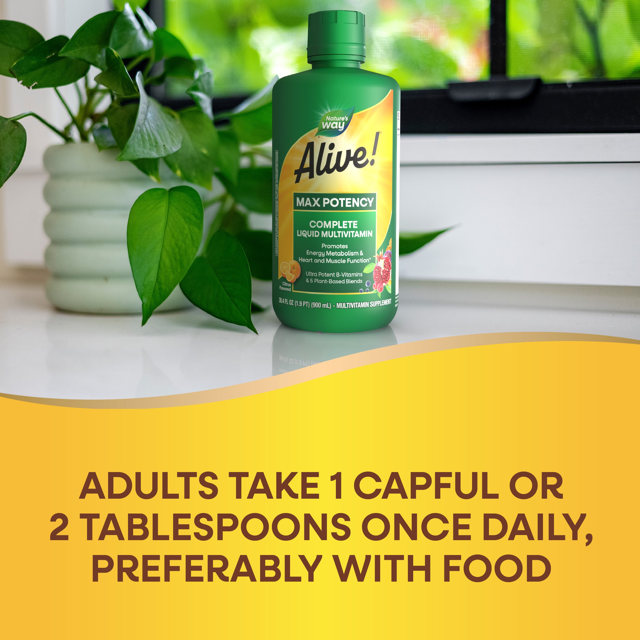 Alive!® Max Potency Complete Liquid Multivitamin | Nature's Way®