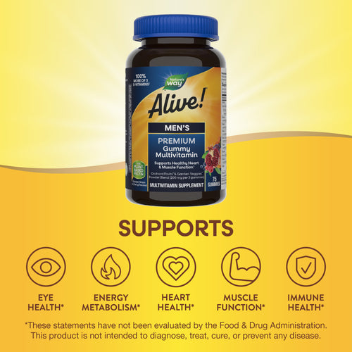 Nature's Way® | Alive! Premium Men's Gummy Multivitamin Sku:15895