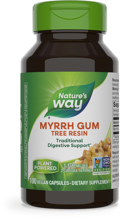<{%PRIMARY_15100%}>Nature's Way® | Myrrh Gum Tree Resin, 100 capsules
