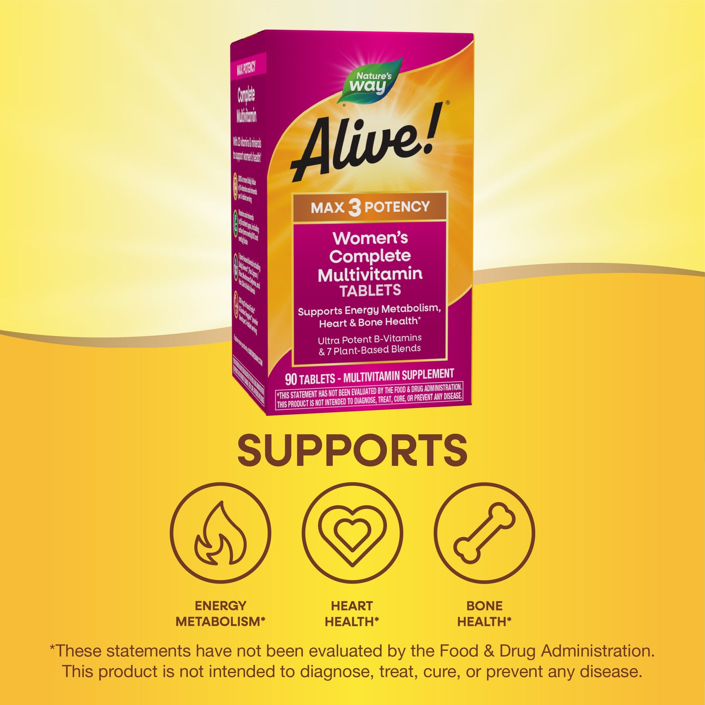 <{%MAIN6_15543%}>Nature's Way® | Alive! Max3 Potency Women's Complete Multivitamin
