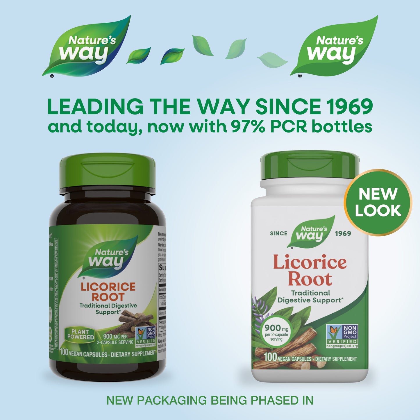 <{%MAIN1_14600%}>Nature's Way® | Licorice Root - package updates old to new