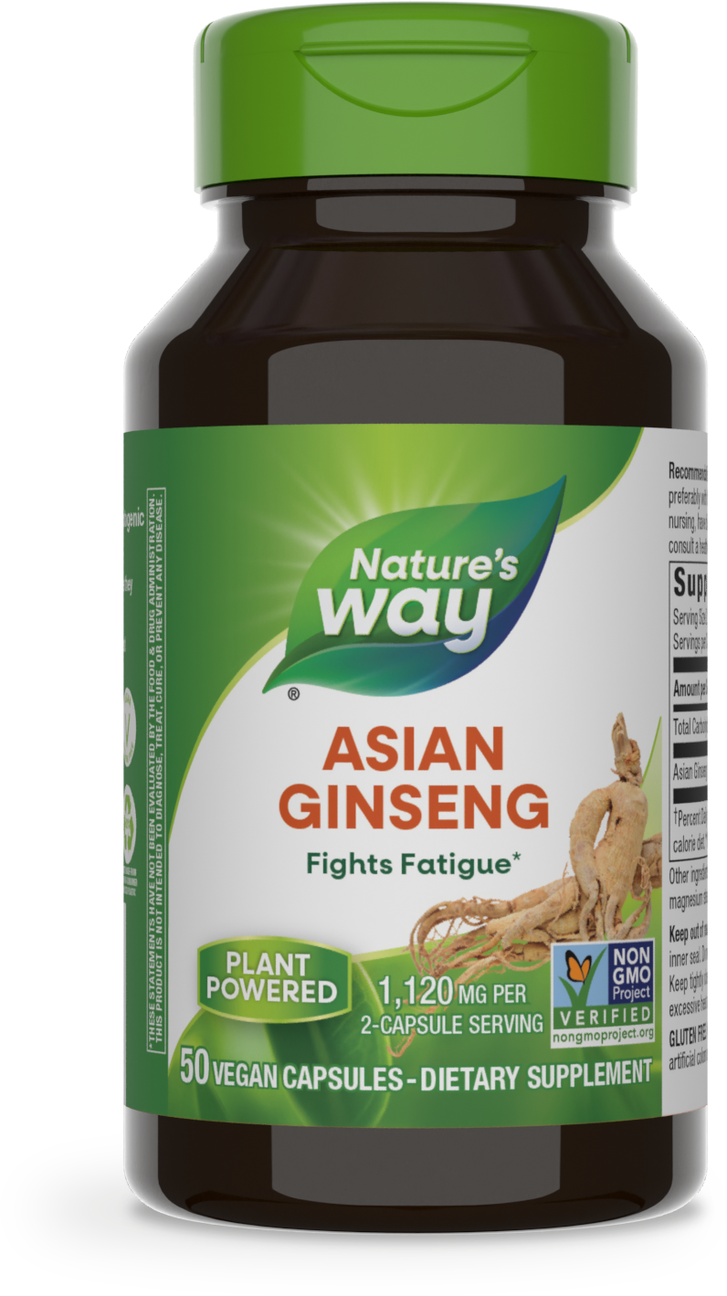 <{%PRIMARY_13400%}>Nature's Way® | Asian Ginseng, 50 capsules